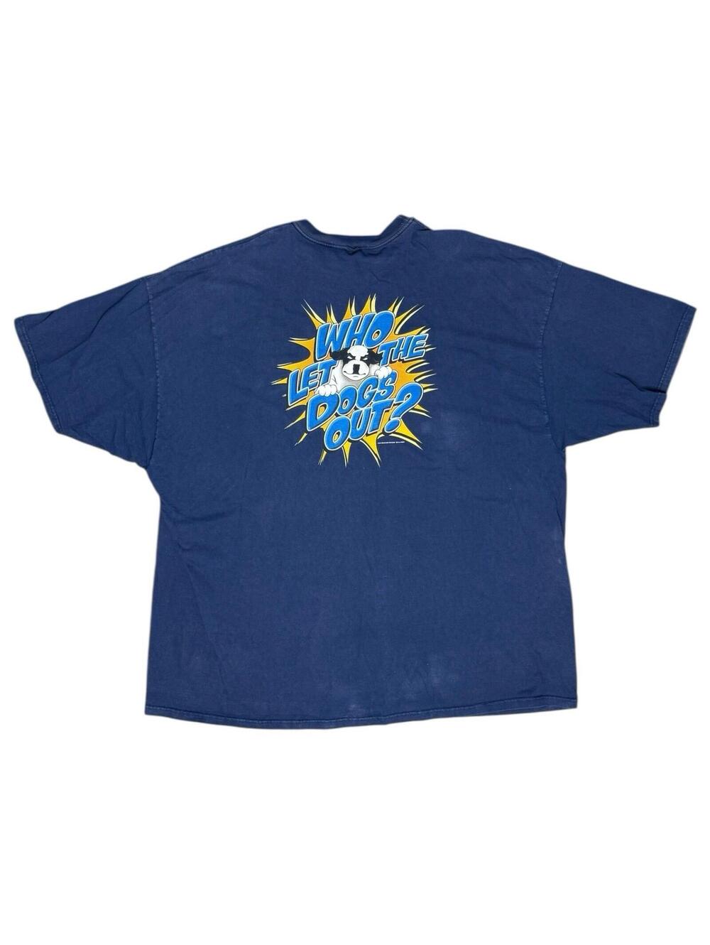Vintage 2000 Big Dogs Who Let The Big Dogs Out Shirt 3XL